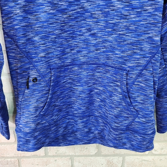 Calvin Klein Performance Womens Blue+White Hooded Wicking💧Sweater S - Picture 7 of 14